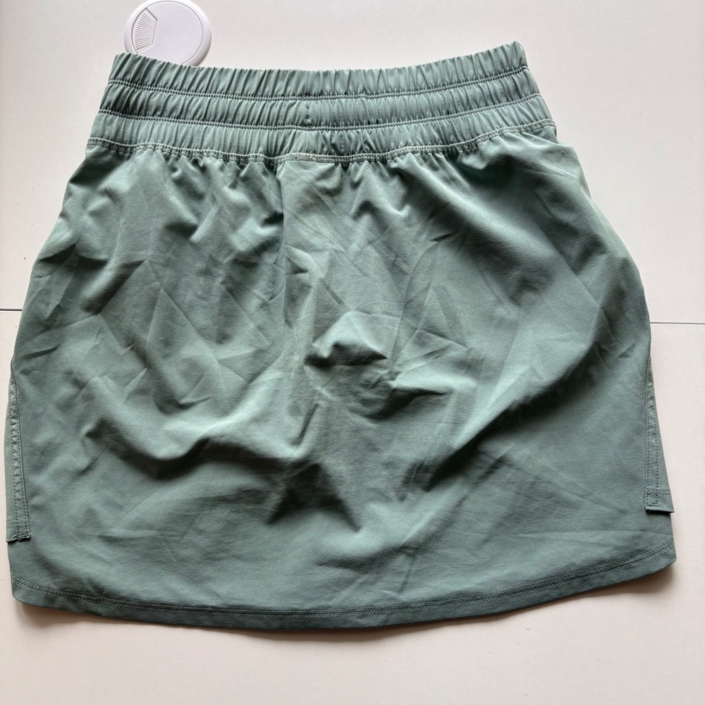 Free Fly Bamboo Skort Women XS Green Elastic Waist Active Hiking Skirt - Picture 7 of 7